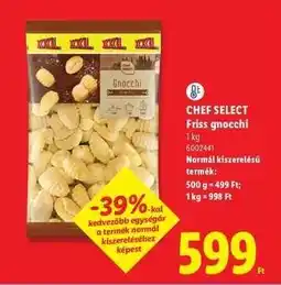 Lidl CHEF SELECT Friss gnocchi ajánlat