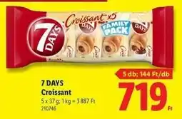Lidl 7 DAYS Croissant ajánlat