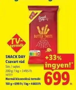 Lidl SNACK DAY ajánlat