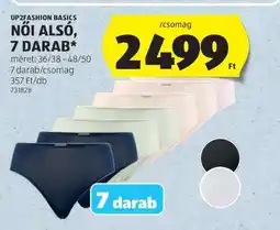 ALDI UP2FASHION BASICS Női alsó, 7 darab ajánlat