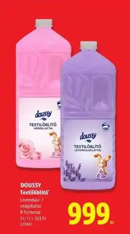 Lidl DOUSSY Textilöblítő ajánlat