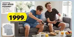 ALDI FÉRFI RÖVID PIZSAMA ajánlat