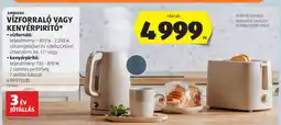 ALDI AMBANO Vízforraló vagy Kenyérpirító ajánlat