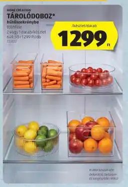ALDI HOME CREATION TÁROLÓDOBOZ ajánlat