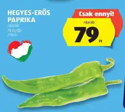 ALDI Hegyes erős paprika ajánlat