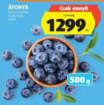 ALDI Áfonya ajánlat