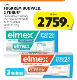 ALDI Elmex Fogkrém Duopack, 2 Tubus ajánlat