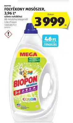 ALDI Biopon Folyékony Mosószer ajánlat