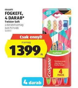 ALDI Colgate Fogkefe, 4 darab ajánlat