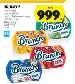 ALDI BRUNCH ajánlat