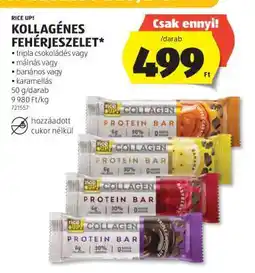 ALDI RICE UP! Kollagénes Fehérjeszelet ajánlat