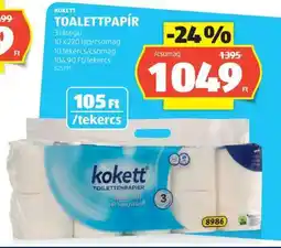 ALDI Kokett Toalettpapír ajánlat