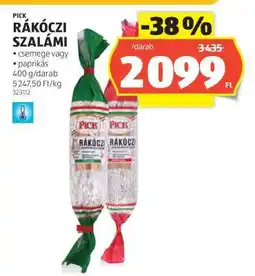 ALDI PICK Rákóczi szalámi ajánlat