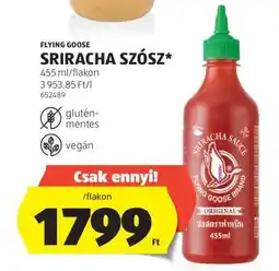 ALDI FLYING GOOSE Sriracha szósz ajánlat