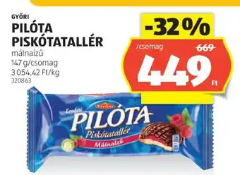ALDI Győri Pilóta piskótatallér ajánlat