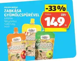 ALDI GOLDEN BRIDGE ZABKÁSA GYÜMÖLCSPÜRÉVEL ajánlat