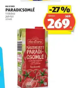 ALDI RIO D'ORO PARADICSOMLÉ ajánlat