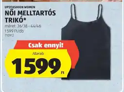 ALDI UP2FASHION WOMEN NŐI MELLTARTÓS TRIKÓ ajánlat