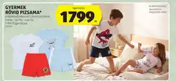 ALDI Gyermek rövid pizsama ajánlat