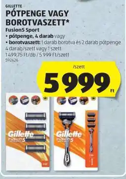 ALDI Gillette Fusion5 Sport ajánlat