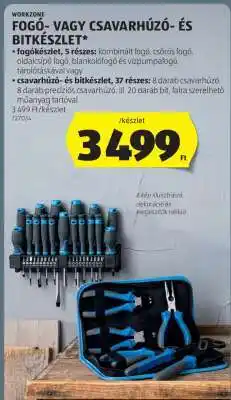 ALDI FOGÓ- VAGY CSAVARHÚZÓ- ÉS BITKÉSZLET ajánlat