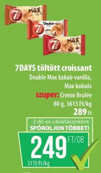 7DAYS töltött croissant