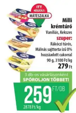 Coop MILLI﻿﻿ Krémtúró ajánlat