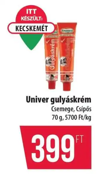 UNIVER Gulyáskrém