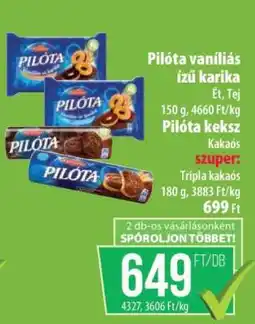 Coop Pilóta vaníliás ízű karika ajánlat