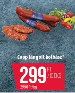 Coop Coop lángolt kolbász ajánlat