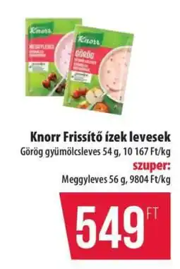 Coop Knorr Frissítő ízek levesek ajánlat