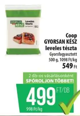 Coop Coop Gyorsan kész leveles tészta ajánlat