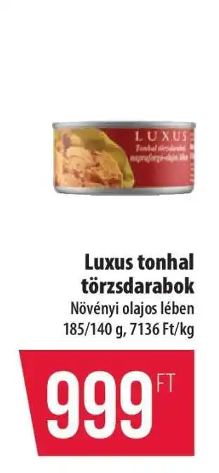 Coop Luxus tonhal törzsdarabok ajánlat