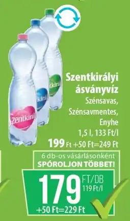 Coop SZENTKIRÁLYI Ásványvíz ajánlat