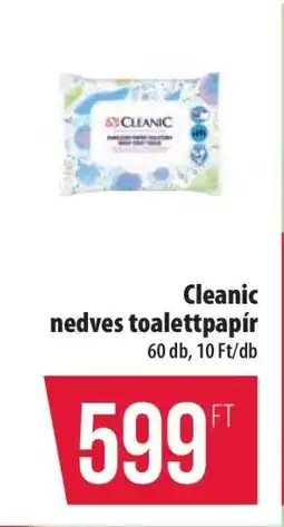 Coop Cleanic nedves toalettpapír ajánlat