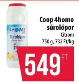 Coop Coop 4home súrolópor Citrom ajánlat