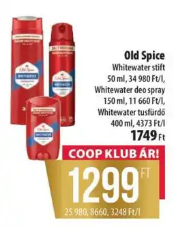 Coop Old Spice Whitewater ajánlat