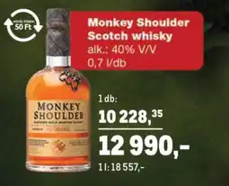 Metro Monkey Shoulder ajánlat