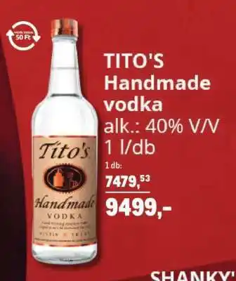 Tito's Handmade vodka