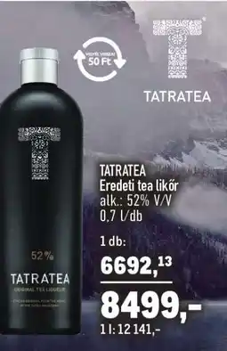 Metro Tatratea ajánlat