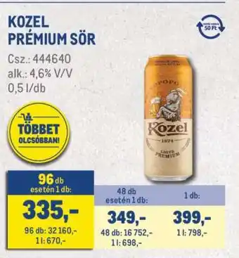 KOZEL PRÉMIUM SÖR