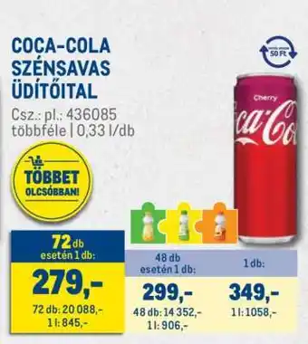 Metro Coca-Cola ajánlat