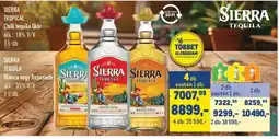 Metro Sierra Tequila ajánlat
