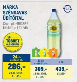 Metro Márka Szénsavas Üdítőital ajánlat