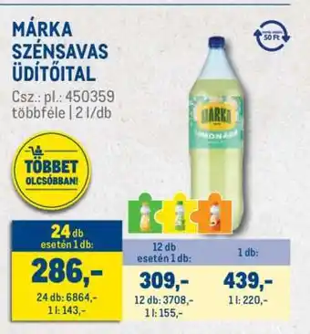 Metro Márka Szénsavas Üdítőital ajánlat