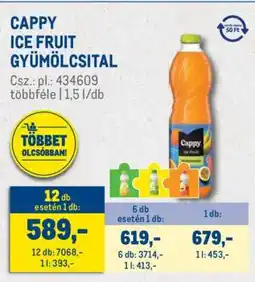 Metro Cappy Ice Fruit gyümölcsital ajánlat