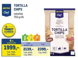 Metro METRO Chef TORTILLA CHIPS ajánlat