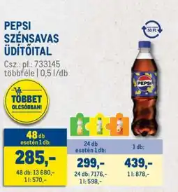 Metro Pepsi szénsavas üdítőital ajánlat
