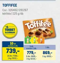 Metro Toffifee ajánlat