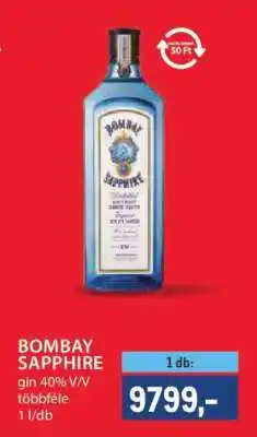 Metro BOMBAY SAPPHIRE ajánlat